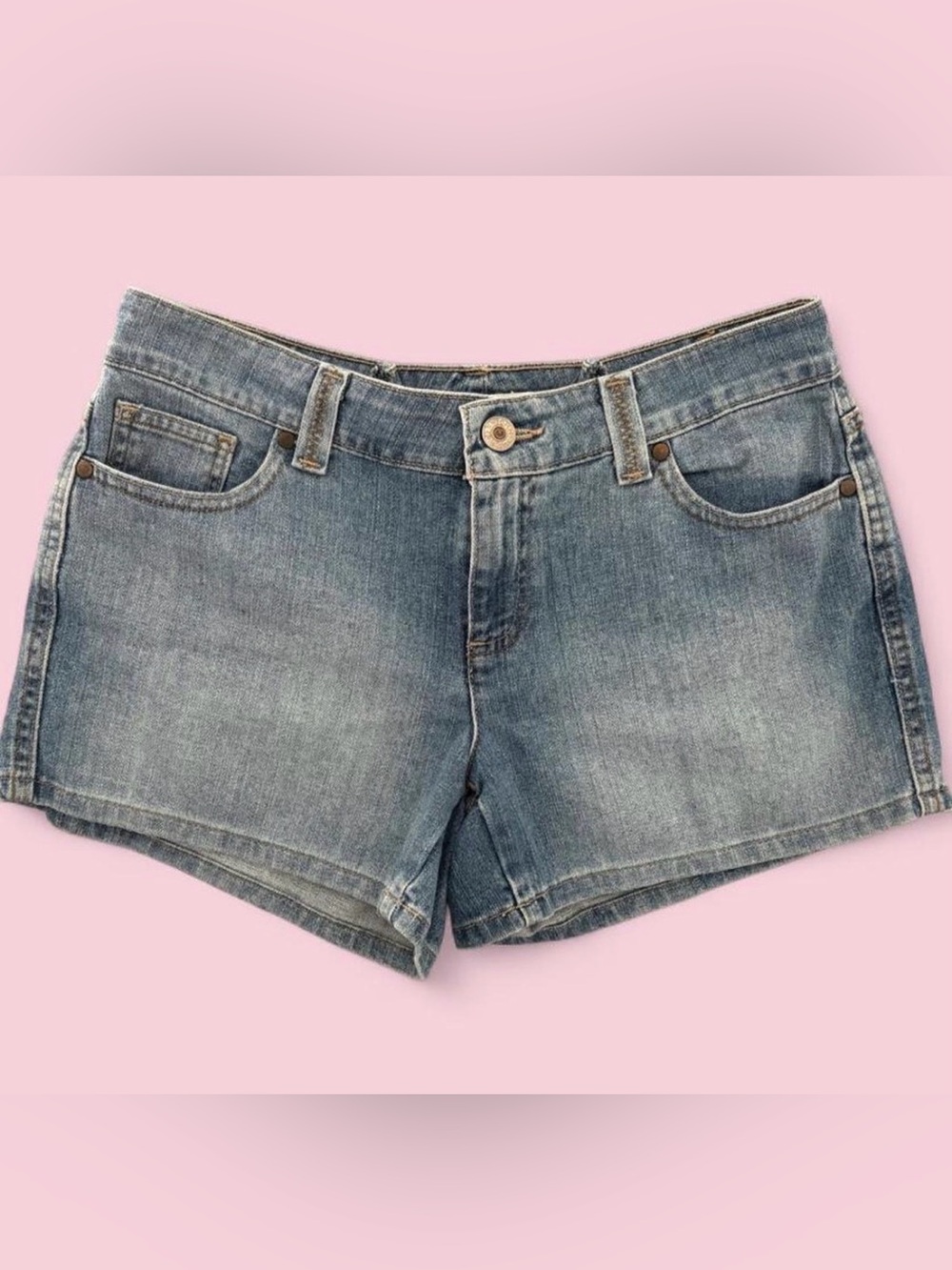 Y2K Tommy Hilfiger Low Rise Denim Shorts Size 8